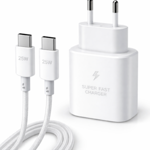 ⚡ شاحن سريع 25 وات Type-C PD آمن وقوي، متوافق مع معظم الهواتف الحديثة، مثالي للشحن اليومي السريع.